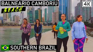 🇧🇷 Balneário Camboriú Beach Brazil 【4K】 [upl. by Mercy775]