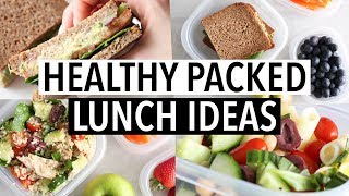 EASY HEALTHY PACKED LUNCH IDEAS  For school or work [upl. by Airdnalahs663]