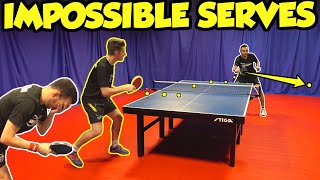 Top 5 Tips To Return Impossible Table Tennis Serves [upl. by Atiuqahc]