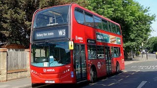 London Buses  Route W3  Northumberland Park to Finsbury Park [upl. by Orsino]