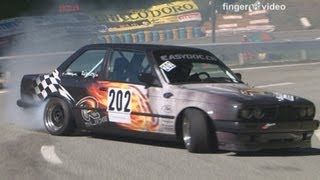 BMW Drift special at Swiss Hillclimb 2012 M3 E30 325 325 Touring Marc Fleury only Sideway [upl. by Napoleon]