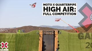 Monster Energy Moto X QuarterPipe High Air FULL COMPETITION  X Games 2021 [upl. by Nered399]