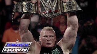 Brock Lesnar vs Seth Rollins The Road to Battleground SmackDown July 16 2015 [upl. by Vallonia]