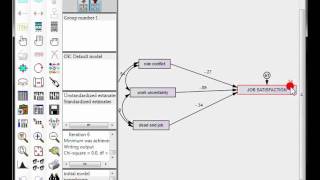 Basic Analysis in AMOS and SPSS [upl. by Ecylla]