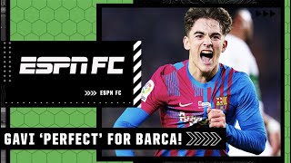 Gavi ‘JUST PERFECT’ for Barcelona vs Elche  ESPN FC [upl. by Nwad]