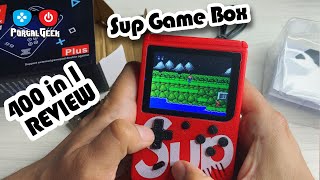 La Mini Consola SUP Game Box 400 in 1  Review 2020 [upl. by Adham371]