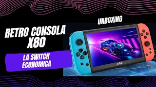 Consola Retro X80 UNBOXING [upl. by Kippy]