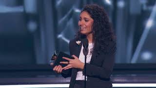 Alessia Cara Wins Best New Artist  Acceptance Speech  60th GRAMMYs [upl. by Izogn455]