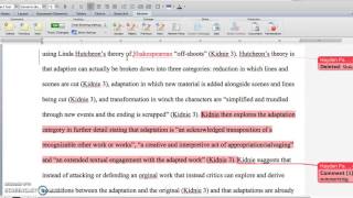 How to proofreadedit mark papers in MS Word [upl. by Kobe]