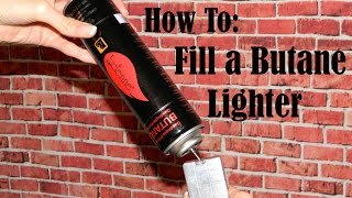 How to Fill a Butane Lighter [upl. by Laeno]