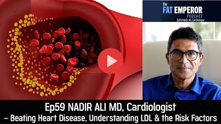 Ep 60 Nadir Ali MD Cardiologist Beating Heart Disease thru Understanding LDL and the Risk Factors [upl. by Horten778]