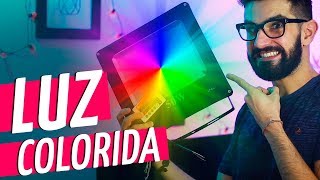 Transforme seus vídeos com esse Refletor LED RGB uma opção de iluminação colorida barata [upl. by Rizzi]