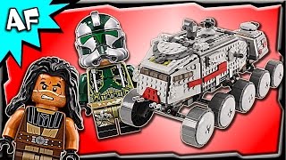 Lego Star Wars CLONE TURBO TANK 75151 Stop Motion Build Review [upl. by Ytinav]