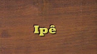 Ipê  Tipos de Madeira [upl. by Hgielyak]