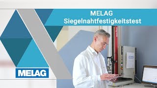 Siegelnahtfestigkeitstest Routineprüfung für Sterilgutverpackung  MELAG [upl. by Desdamona577]