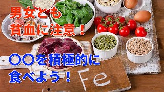 鉄分の多い食品はこれだ！鉄分不足による症状に要注意・・・ [upl. by Rollie525]