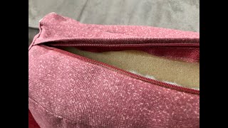 How to Fix Broken Zippers on Cushions and Pillows [upl. by Grania]