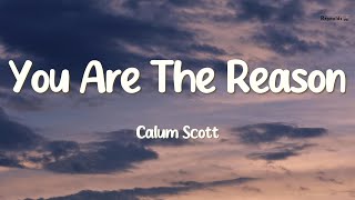 Calum Scott  You Are The Reason Lyrics [upl. by Zerk]