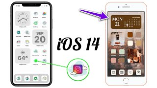 iOS 14  Comment Créer des Widgets et Icônes d’Apps Personnalisées [upl. by Assisi]