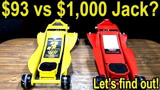 Best Floor Jack 1000 Snap On vs Daytona Pittsburgh Arcan Black Jack ESCO Husky Maasdam [upl. by Asilam]