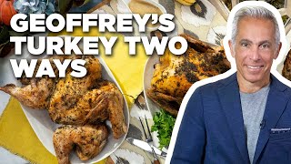 Geoffrey Zakarians Thanksgiving Turkey Two Ways  The Kitchen  Food Network [upl. by April739]