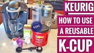 HOW TO USE A REUSABLE KEURIG KCUP To Make Coffee amp Prevent Sediment PERFECT POD Filters KClassic [upl. by So]