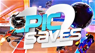 ROCKET LEAGUE EPIC SAVES 12  BEST SAVES BY COMMUNITY amp PROS [upl. by Drofnats]