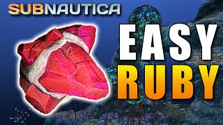 SUBNAUTICA RUBY  3 LOCATIONS EASY TO FIND [upl. by Grose]