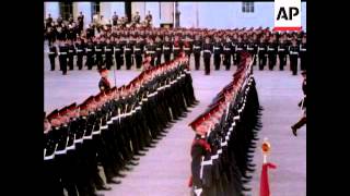 THE SOVEREIGNS PARADE AT SANDHURST  SOUND  COLOUR [upl. by Garihc108]