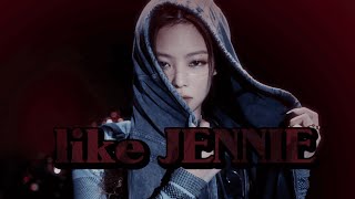 JENNIE  like JENNIE Official Lyric Video [upl. by Elleinaj]