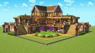 Minecraft Ultimate Survival House Tutorial [upl. by Meekyh861]