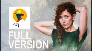 Learn how to paint a portrait in oil paint Full amp Free tutorial By Ben Lustenhouwer [upl. by Anikal]