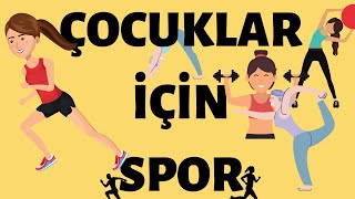 ÇOCUKLAR İÇİN GÜNLÜK SPOR HAREKETLERİ 3D ve Animasyon [upl. by Elicia]