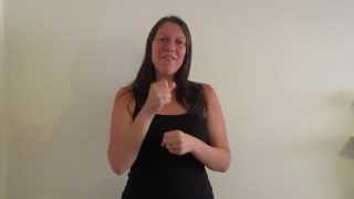 Alphabet song ABC  British Sign Language BSL and singing [upl. by Skurnik]