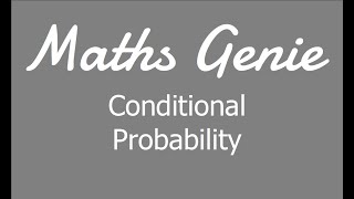 Conditional Probability [upl. by Rosenkrantz]