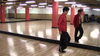 Stationary  Standing Moonwalk Tutorial [upl. by Gnap]