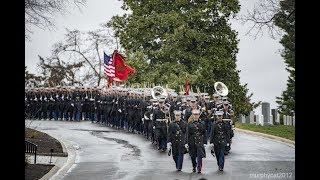 Burial of Gen PX Kelley at Arlington National Cemetery [upl. by Nikolai1]