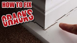 How to properly FILL CRACKS around Window Sills [upl. by Hayman]