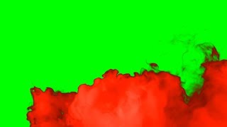 Red Smoke Animation green screen [upl. by Eenram679]