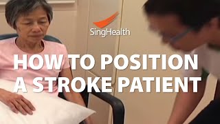 How To Position A Stroke Patient [upl. by Vanden]