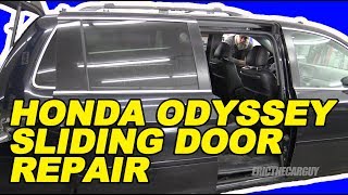 Honda Odyssey Sliding Door Repair the Easy Way [upl. by Hayouqes74]