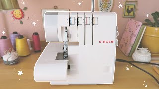 ¿Cómo se usa la maquina de coser Overlock [upl. by Lovich]