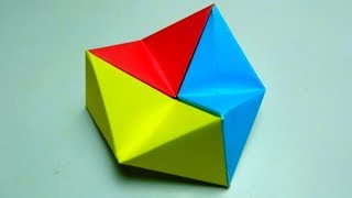 How to fold an Origami Moving Flexagon Origami [upl. by Brody853]