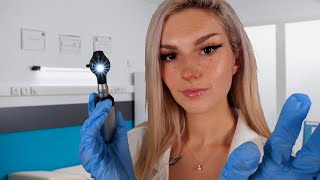 ASMR Full Otoscope Ear Exam amp Ear Cleaning [upl. by Warwick]