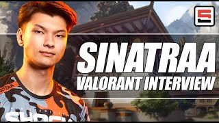 Sinatraa VALORANT Interview Leaving Overwatch transition to Sentinels  ESPN ESPORTS [upl. by Ailedroc931]