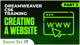 Dreamweaver CS6 Tutorial Creating a Website  Part 3 [upl. by Patience]