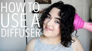 How To Use a Diffuser on CurlyWavy Hair  Laura Neuzeth [upl. by Anytsyrk]