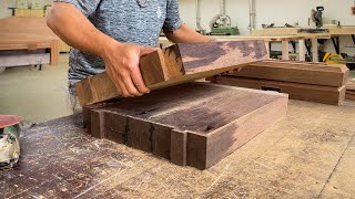 Meticulously Crafted Solid Ebony Wood Dining Table [upl. by Vernier71]