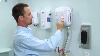 Installation of Electric Tankless Water Heater [upl. by Yspyg]