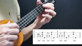 Cripple Creek  Clawhammer Ukulele with Tablature [upl. by Adnaw133]